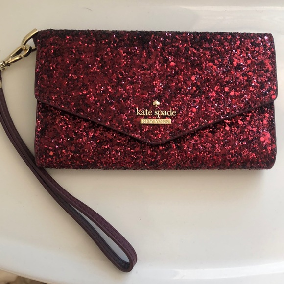 kate spade Handbags - COPY - Kate Spade Laurel Way glitter wristlet